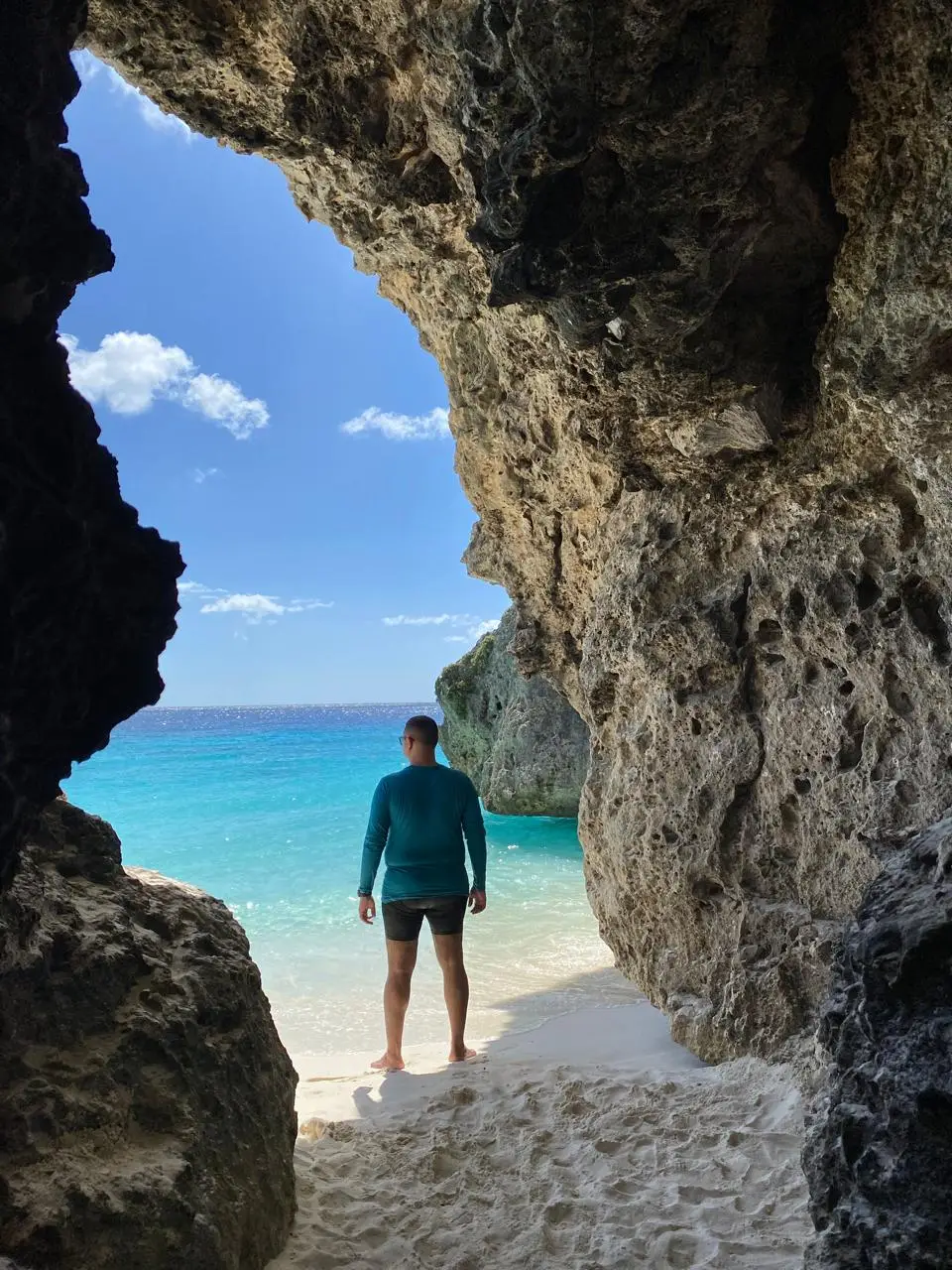 Praia Cas Abao em Curaçao