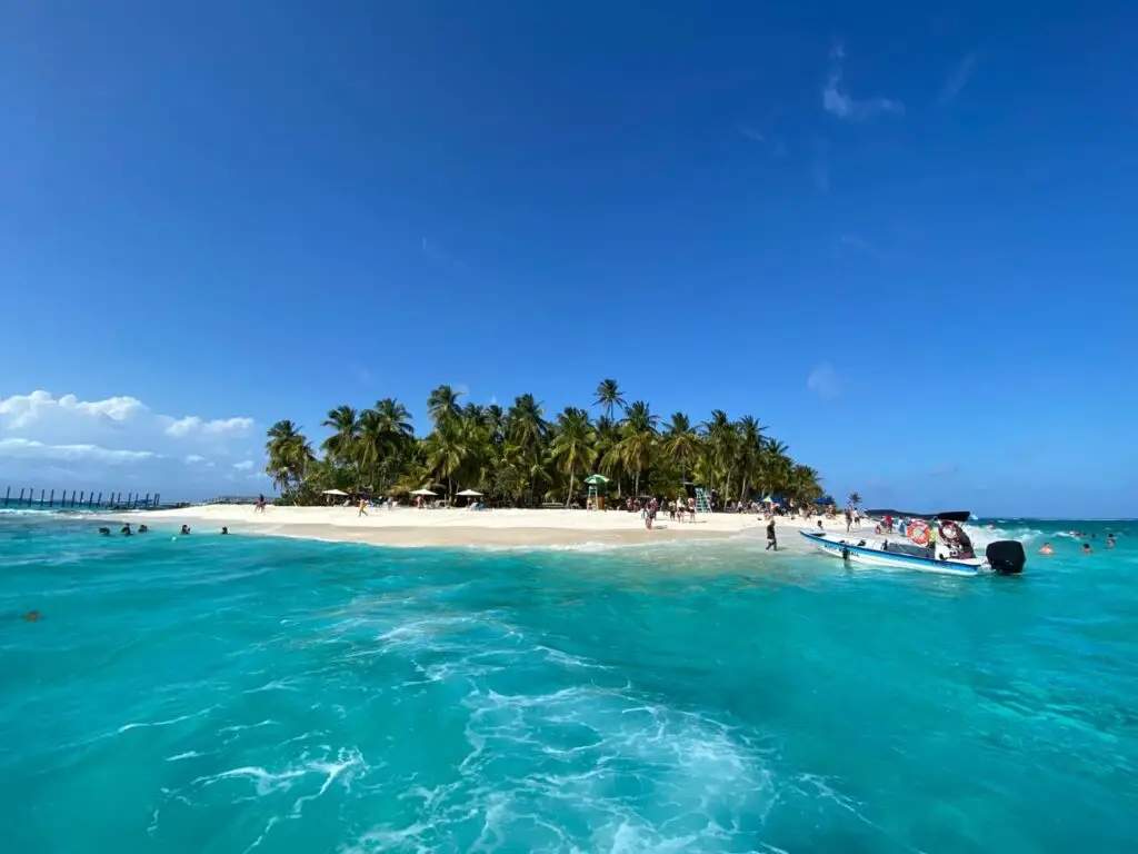 Ilha Johnny Cay em San Andrés - Colômbia