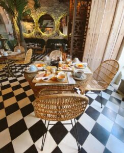 Café da manhã do Casa La factoria by Faranda em Cartagena