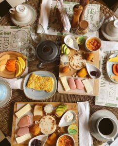 Café da manhã do Casa La factoria by Faranda em Cartagena