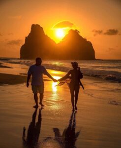 Pôr do sol em Fernando de Noronha - Pernamcuco